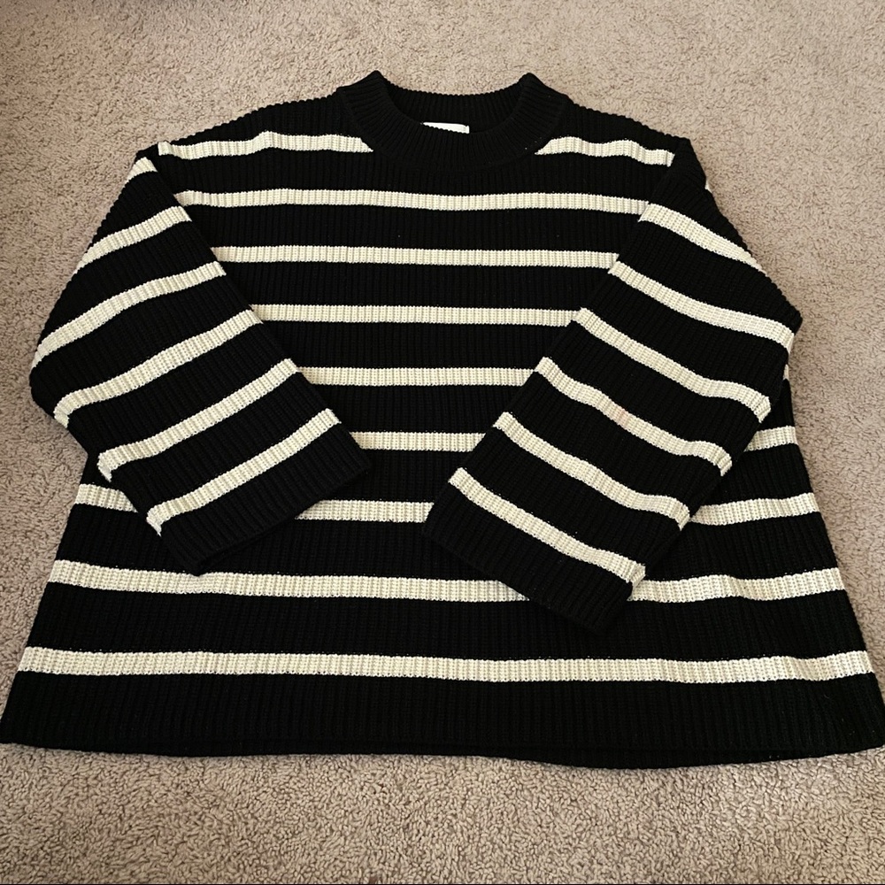 H&M Striped Knit Sweater